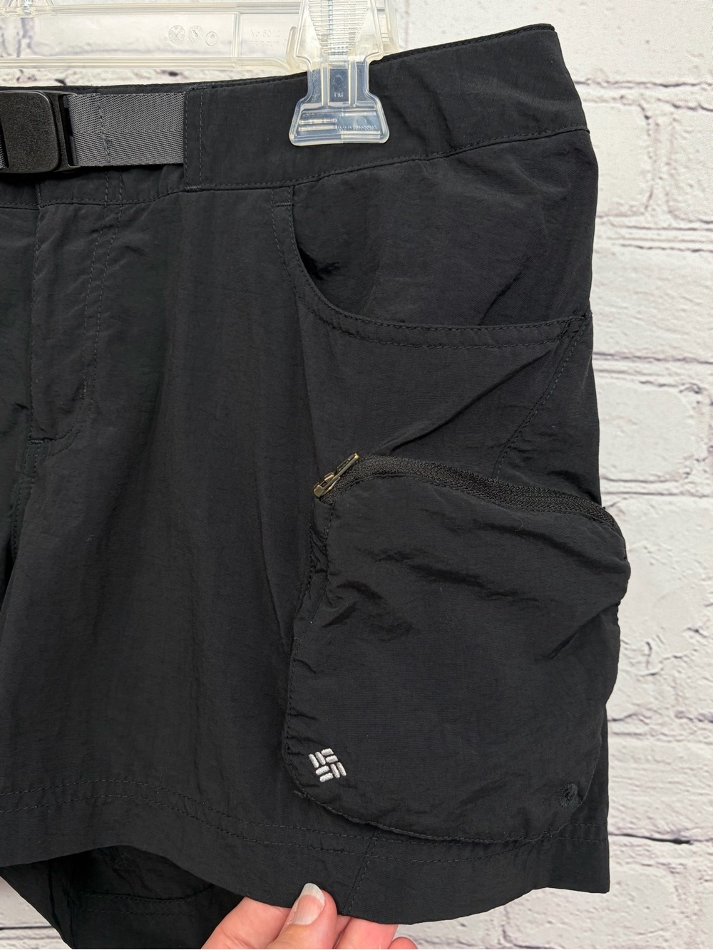 Columbia ‘Cross On Over’ Omni-Shade Omni-Wick Belted Cargo Shorts Black Sz M - Picture 5 of 16